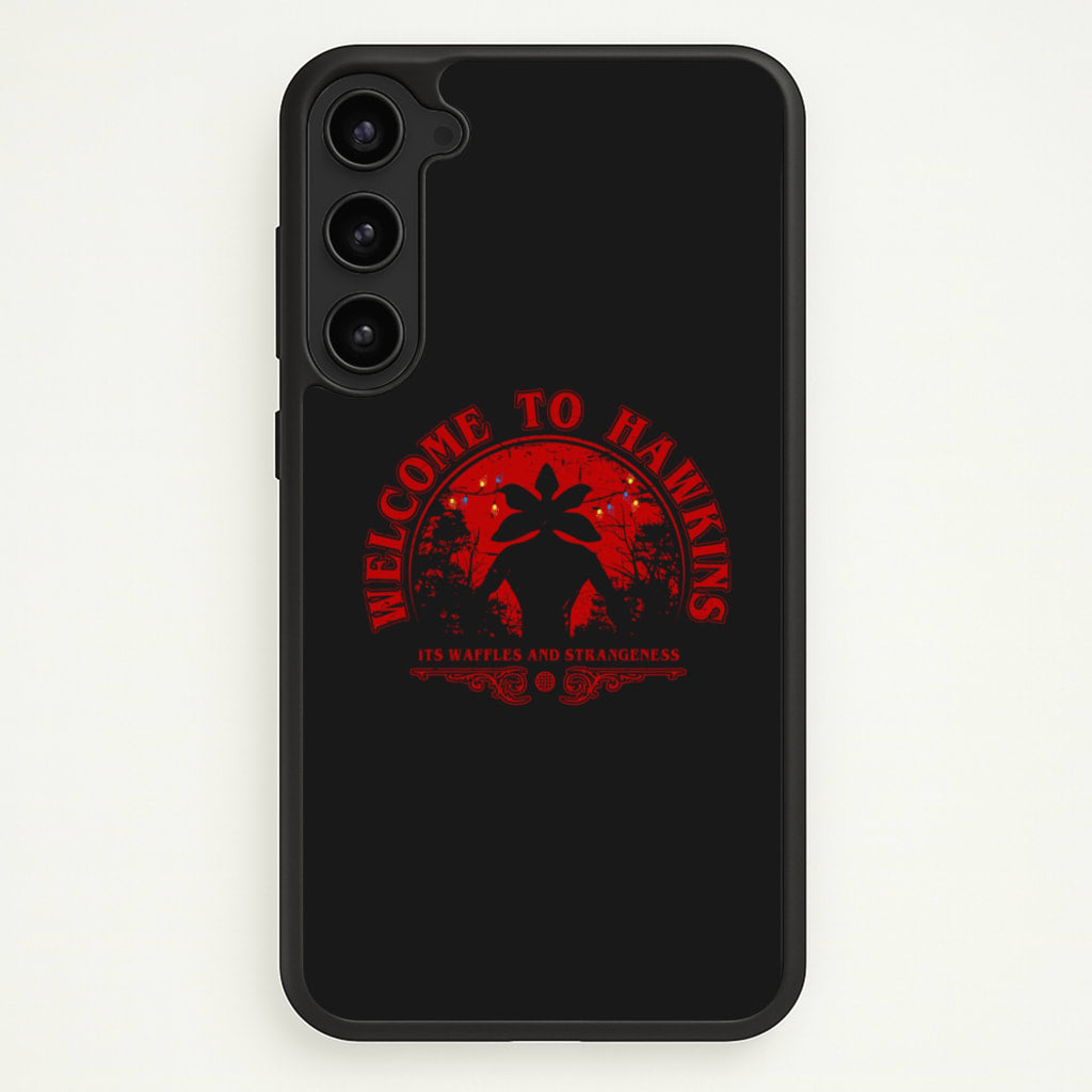 Welcome To Hawkings  - Stranger Things Phone Case for Galaxy S23