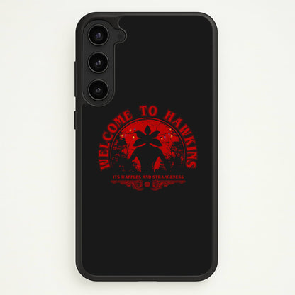 Welcome To Hawkings  - Stranger Things Phone Case for Galaxy S23