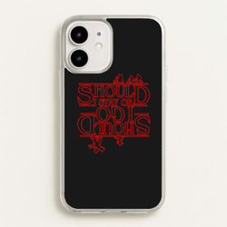 Should I Stay Or Should I Go Upside Down  - Stranger Things Phone Case for iPhone 12 / 12 Pro