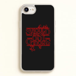 Should I Stay Or Should I Go Upside Down  - Stranger Things Phone Case for iPhone 6 / 7 / 8 / SE