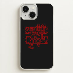 Should I Stay Or Should I Go Upside Down  - Stranger Things Phone Case for iPhone 13