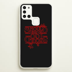 Should I Stay Or Should I Go Upside Down  - Stranger Things Phone Case for Galaxy A21s