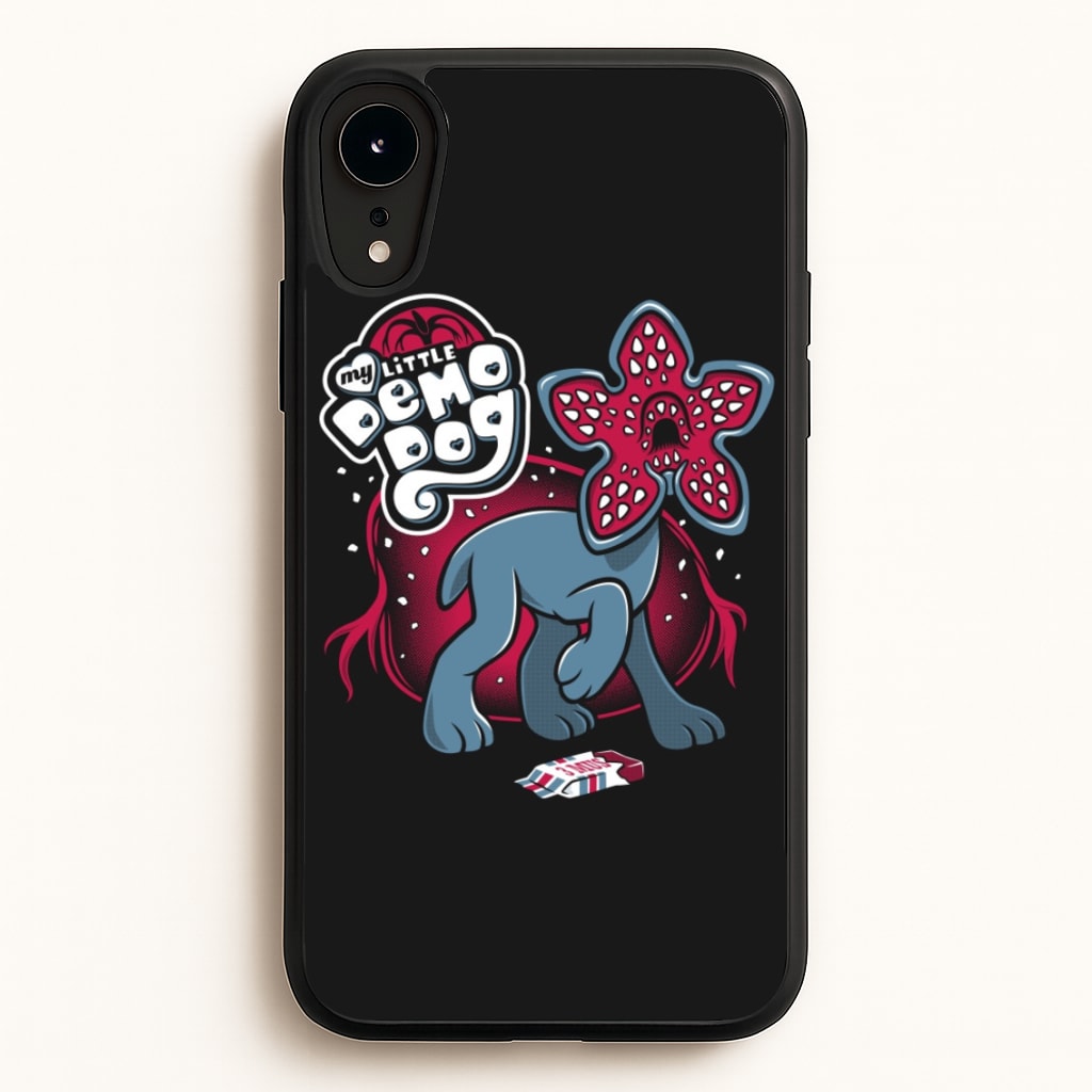 My Little Demo Dog  - Stranger Things Phone Case for iPhone XR