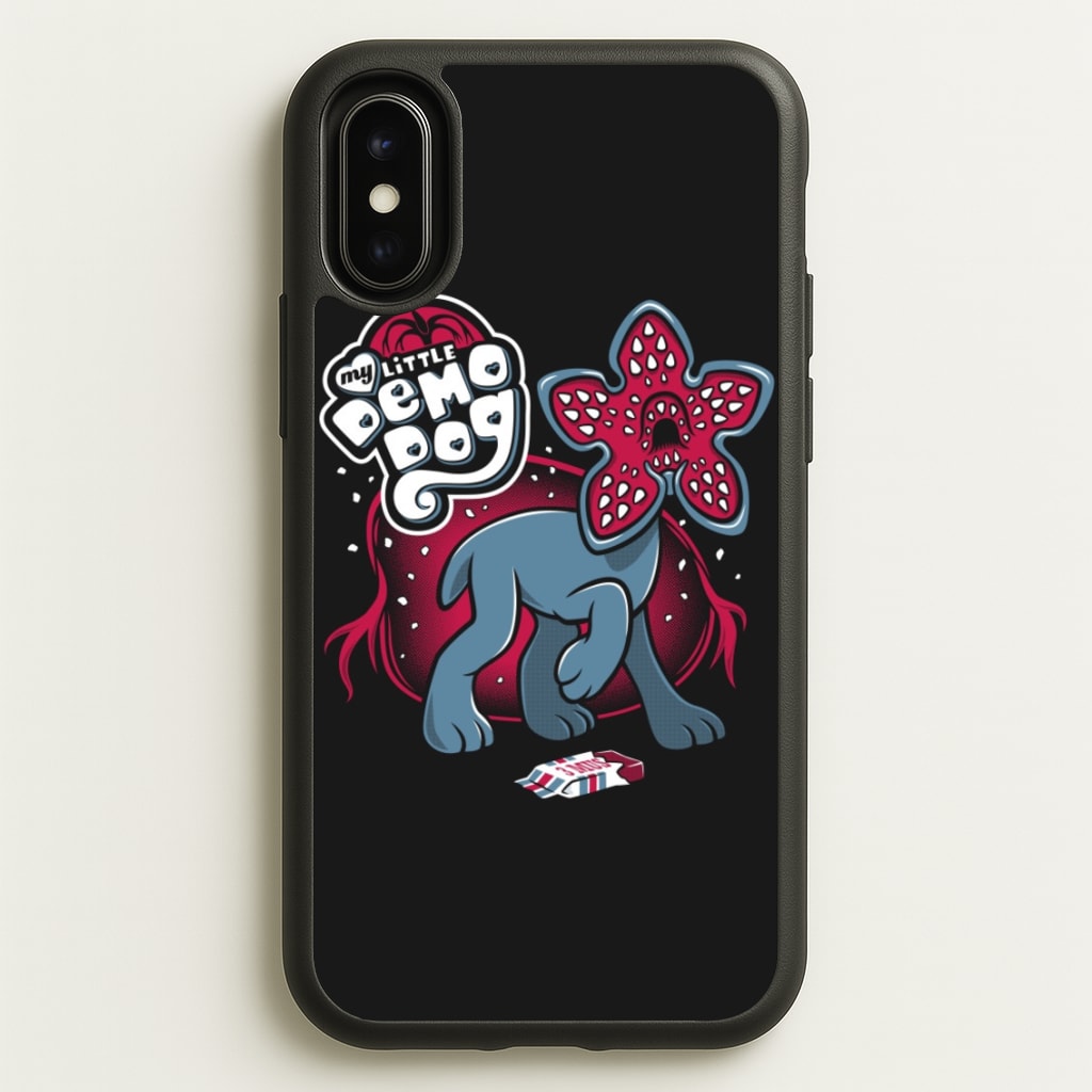 My Little Demo Dog  - Stranger Things Phone Case for iPhone X / XS