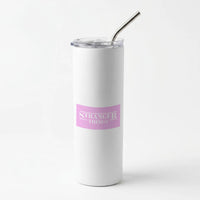 Pink Galaxy Stranger Skinny Tumbler