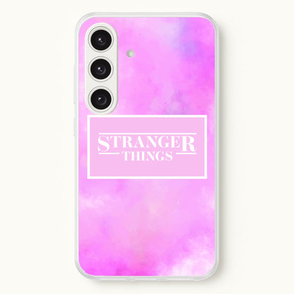 Pink Galaxy Stranger  - Stranger Things Phone Case for Galaxy S24