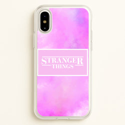 Pink Galaxy Stranger  - Stranger Things Phone Case for iPhone X / XS