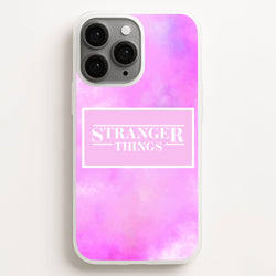 Pink Galaxy Stranger  - Stranger Things Phone Case for iPhone 12 Pro Max