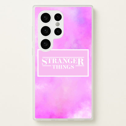 Pink Galaxy Stranger  - Stranger Things Phone Case for Galaxy S24 Ultra
