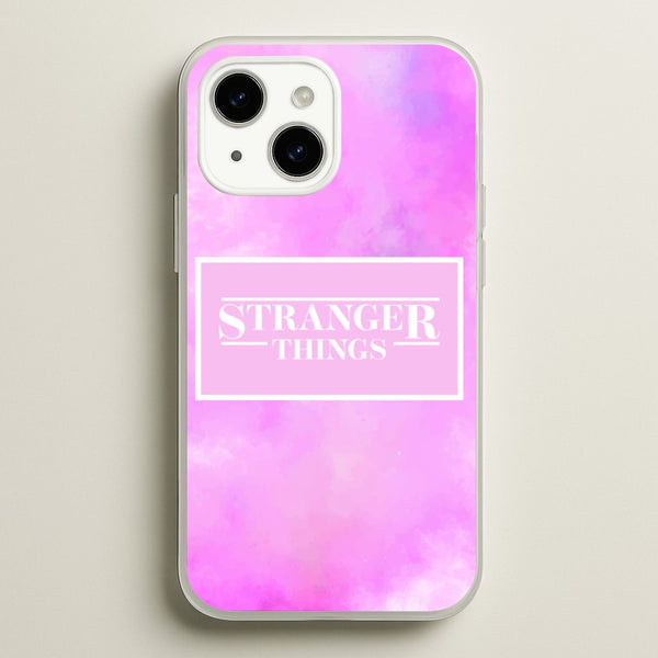 Pink Galaxy Stranger  - Stranger Things Phone Case for iPhone 14 Plus