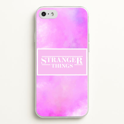 Pink Galaxy Stranger  - Stranger Things Phone Case for iPhone 5 / 5s / SE 2016