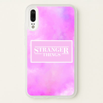 Pink Galaxy Stranger  - Stranger Things Phone Case for Huawei P20