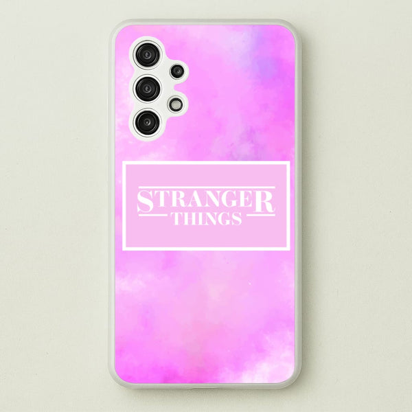 Pink Galaxy Stranger  - Stranger Things Phone Case for Galaxy A13