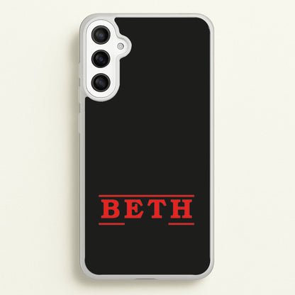 Title - Personalised Stranger  - Stranger Things Phone Case for Galaxy A34