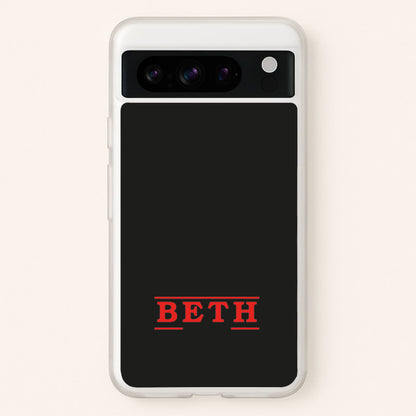 Title - Personalised Stranger  - Stranger Things Phone Case for Google Pixel 8 Pro