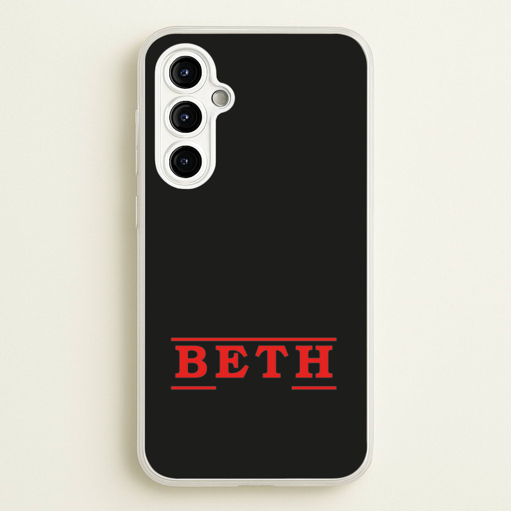 Title - Personalised Stranger  - Stranger Things Phone Case for Galaxy A54