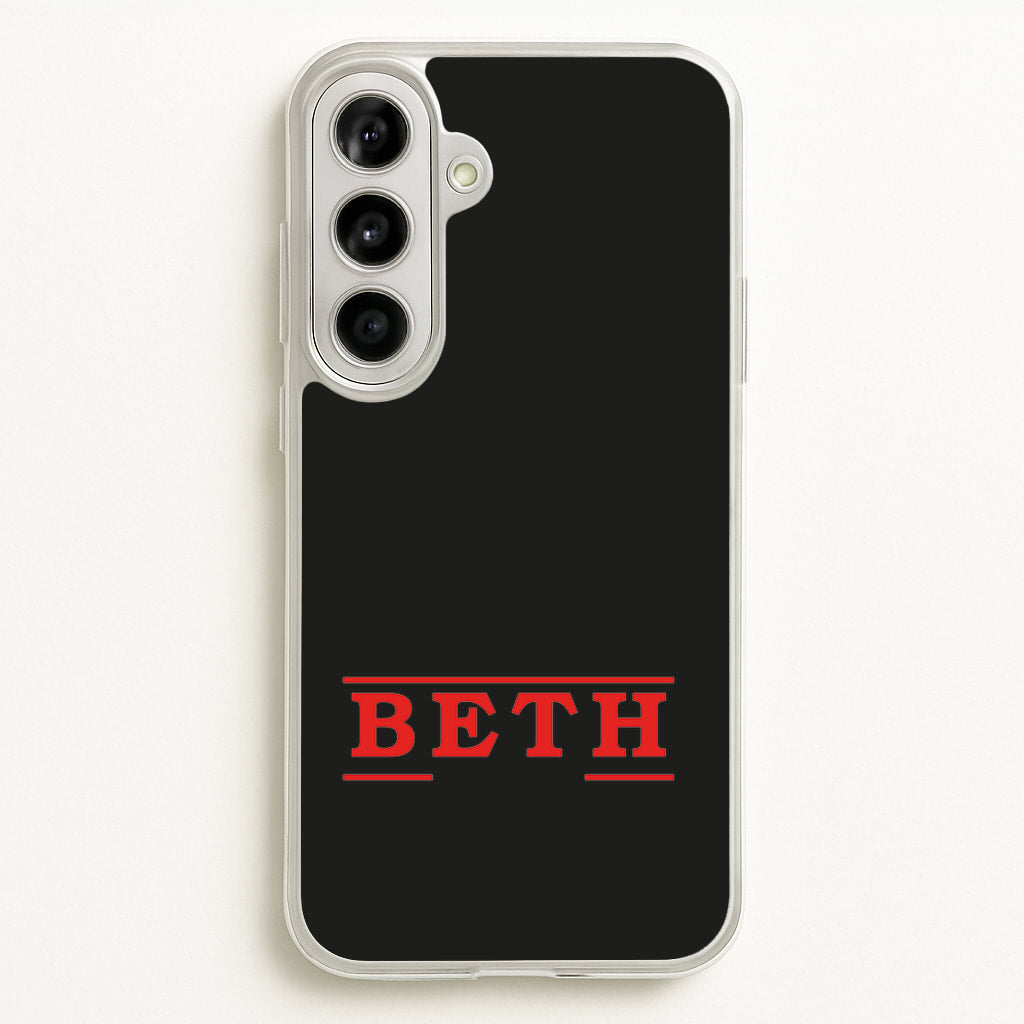 Title - Personalised Stranger  - Stranger Things Phone Case for Galaxy A56