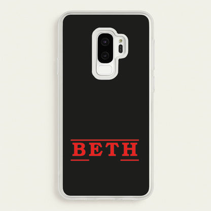 Title - Personalised Stranger  - Stranger Things Phone Case for Galaxy S9 Plus