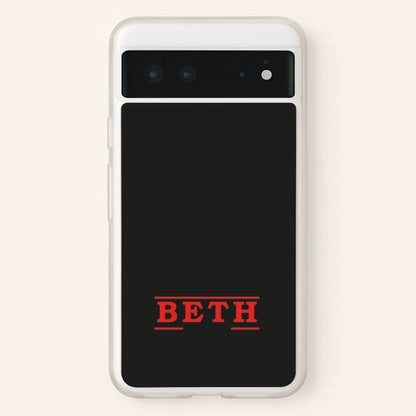 Title - Personalised Stranger  - Stranger Things Phone Case for Google Pixel 6