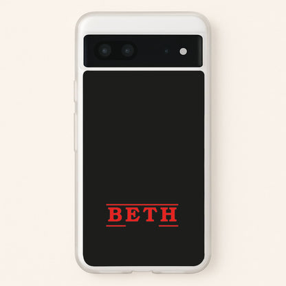 Title - Personalised Stranger  - Stranger Things Phone Case for Google Pixel 7