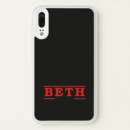 Title - Personalised Stranger  - Stranger Things Phone Case for Huawei P20