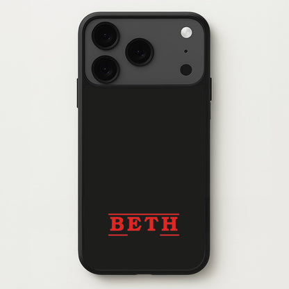 Title - Personalised Stranger Phone Case for iPhone 17 Pro Max