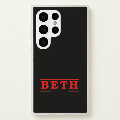Title - Personalised Stranger  - Stranger Things Phone Case for Galaxy S24 Ultra