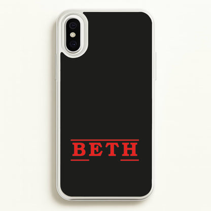 Title - Personalised Stranger  - Stranger Things Phone Case for iPhone XS Max