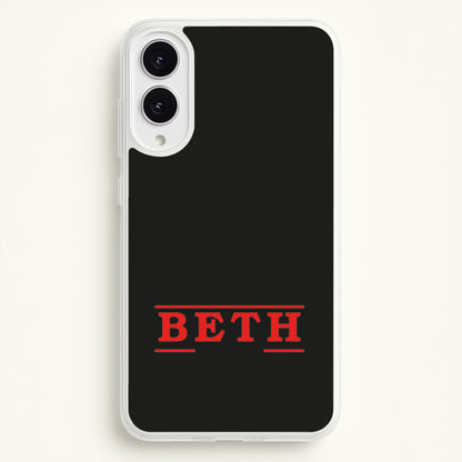 Title - Personalised Stranger  - Stranger Things Phone Case for Galaxy S25 Edge