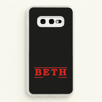 Title - Personalised Stranger  - Stranger Things Phone Case for Galaxy S10e