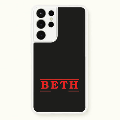 Title - Personalised Stranger  - Stranger Things Phone Case for Galaxy S21 Ultra
