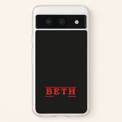 Title - Personalised Stranger  - Stranger Things Phone Case for Google Pixel 8a