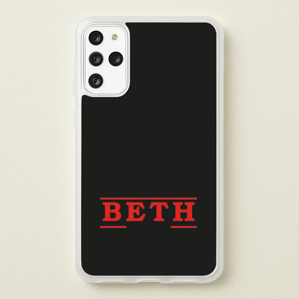 Title - Personalised Stranger  - Stranger Things Phone Case for Galaxy S20 Plus