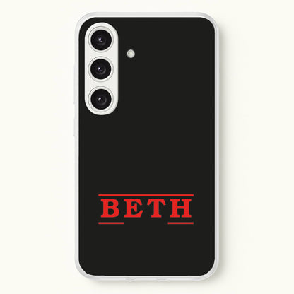 Title - Personalised Stranger  - Stranger Things Phone Case for Galaxy S25