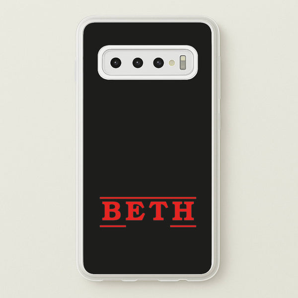 Title - Personalised Stranger  - Stranger Things Phone Case for Galaxy S10