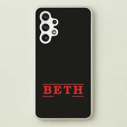 Title - Personalised Stranger  - Stranger Things Phone Case for Galaxy A13