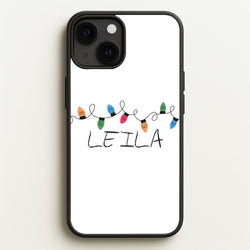 Fairy Lights - Personalised Stranger  - Stranger Things Phone Case for iPhone 13 Mini