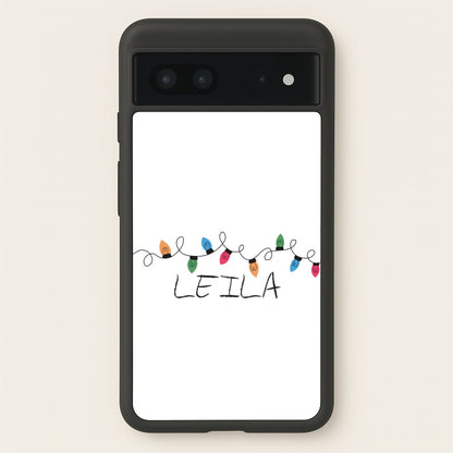 Fairy Lights - Personalised Stranger  - Stranger Things Phone Case for Google Pixel 7