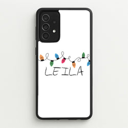 Fairy Lights - Personalised Stranger  - Stranger Things Phone Case for Galaxy A52 / A52s