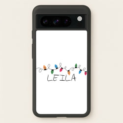 Fairy Lights - Personalised Stranger  - Stranger Things Phone Case for Google Pixel 8 Pro