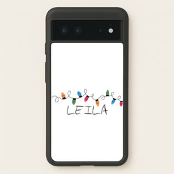 Fairy Lights - Personalised Stranger  - Stranger Things Phone Case for Google Pixel 6