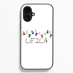 Fairy Lights - Personalised Stranger  - Stranger Things Phone Case for iPhone 16 Plus