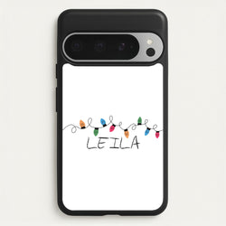 Fairy Lights - Personalised Stranger  - Stranger Things Phone Case for Google Pixel 9 Pro XL