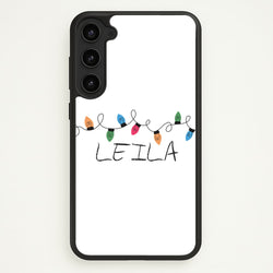 Fairy Lights - Personalised Stranger  - Stranger Things Phone Case for Galaxy S23