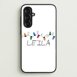 Fairy Lights - Personalised Stranger  - Stranger Things Phone Case for Galaxy A16