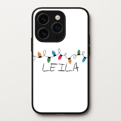 Fairy Lights - Personalised Stranger  - Stranger Things Phone Case for iPhone 14 Pro Max