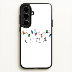 Fairy Lights - Personalised Stranger  - Stranger Things Phone Case for Galaxy A56