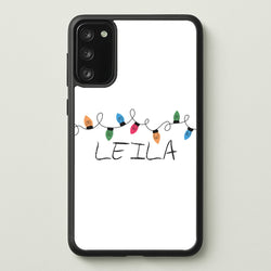 Fairy Lights - Personalised Stranger  - Stranger Things Phone Case for Galaxy S20