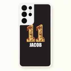 Eleven - Personalised Stranger  - Stranger Things Phone Case for Galaxy S21 Ultra