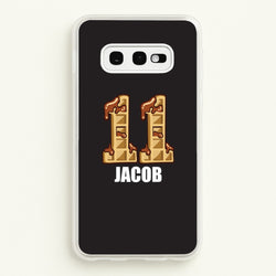 Eleven - Personalised Stranger  - Stranger Things Phone Case for Galaxy S10e